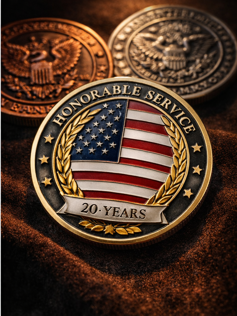 Retirement Challenge Coin